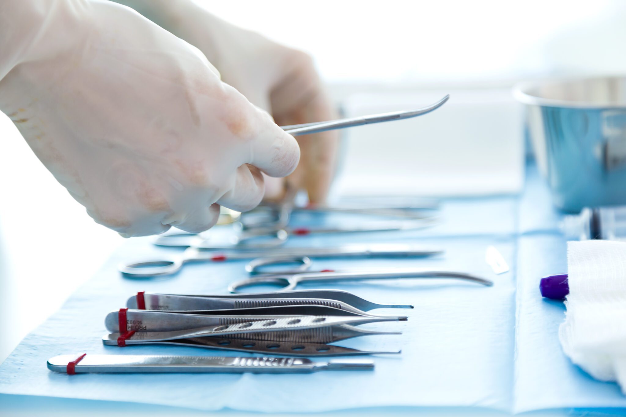 Sorting through surgical tools